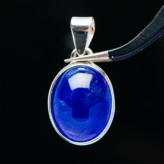 23.2ct Premium Tanzanite Pendant 1 1/4" (.925 Sterling Silver)