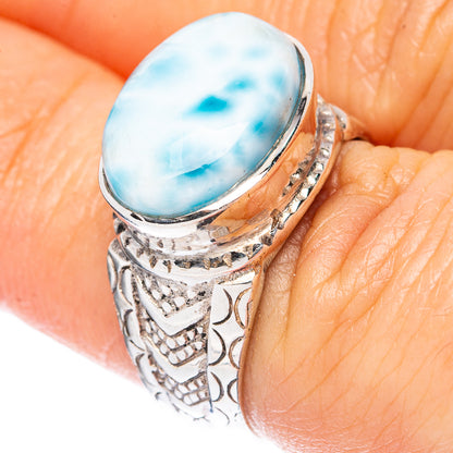Larimar Ring Size 6.5 (925 Sterling Silver) R3399
