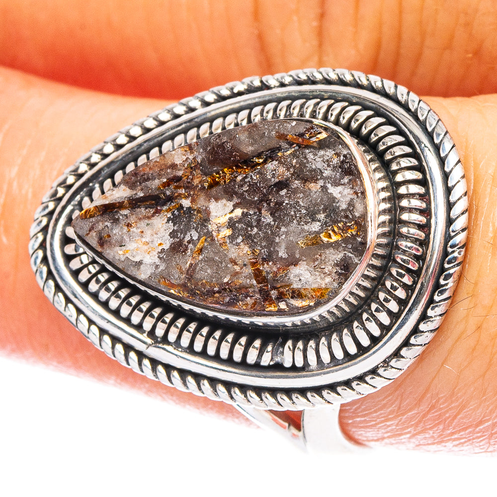 Astrophyllite 925 Sterling Silver Ring Size 7.75 (925 Sterling Silver) R6182