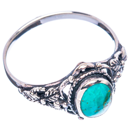 Rare Arizona Turquoise Ring Size 8.75 (925 Sterling Silver) R4860