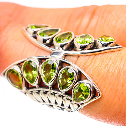 Large Peridot Ring Size 7 (925 Sterling Silver) RING138912