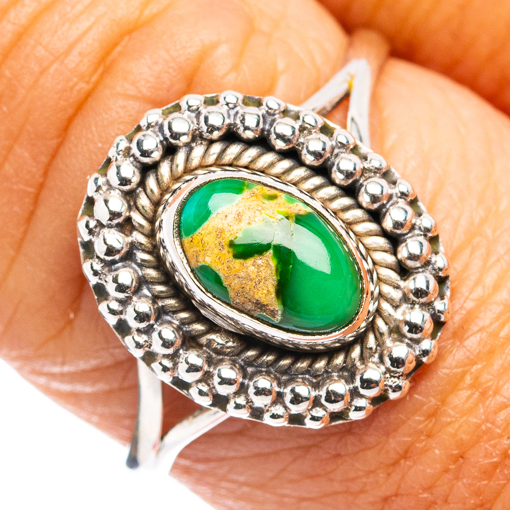 Palomino Turquoise Dainty Ring Size 8.75 (.925 Sterling Silver)