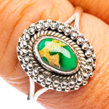 Palomino Turquoise Dainty Ring Size 8.75 (.925 Sterling Silver)