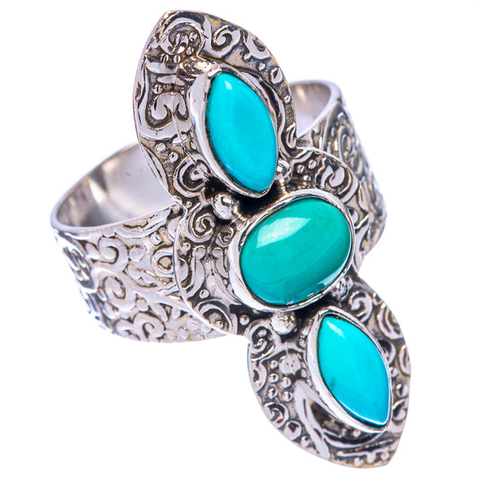 Large Sleeping Beauty Turquoise Ring Size 8 (925 Sterling Silver) R144829