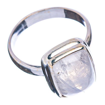 Rainbow Moonstone Ring Size 8 (.925 Sterling Silver)