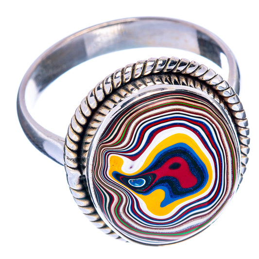 Fordite Ring Size 9.5 (925 Sterling Silver) R144437