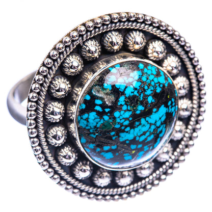 Tibetan Turquoise Ring Size 11 (925 Sterling Silver) R142053