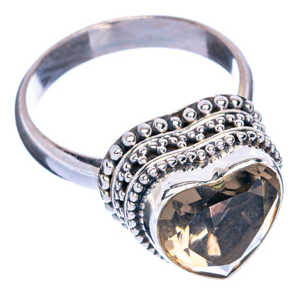 Smoky Quartz Ring Size 6.5 (925 Sterling Silver) R144477