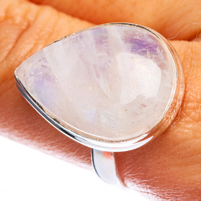 Rainbow Moonstone Ring Size 11 (925 Sterling Silver) R142391