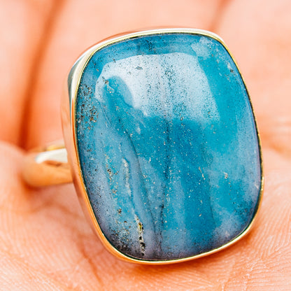 Peruvian Opal Ring Size 9 (German Silver)