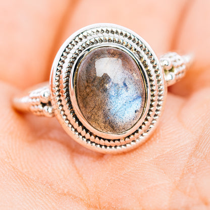 Labradorite Ring Size 9.5 (.925 Sterling Silver)
