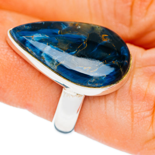 Premium Pietersite Ring Size 5.5 Adjustable (.925 Sterling Silver)