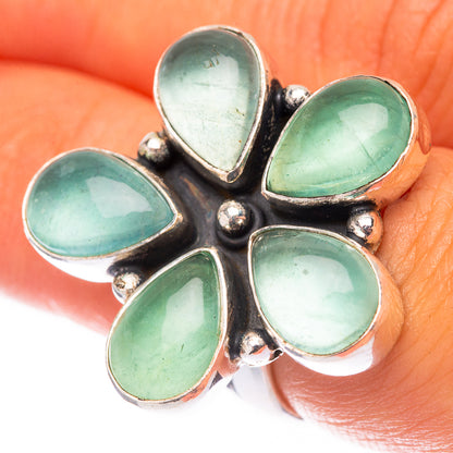 Large Blue Fluorite 925 Sterling Silver Ring Size 6.75 (925 Sterling Silver) RING140411
