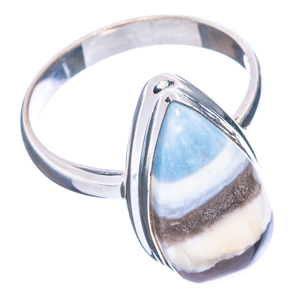 Owyhee Opal Variscite Ring Size 10 (.925 Sterling Silver)