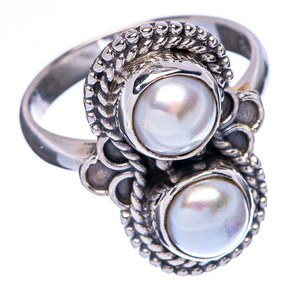 Cultured Pearl Ring Size 6.75 (925 Sterling Silver) R146113