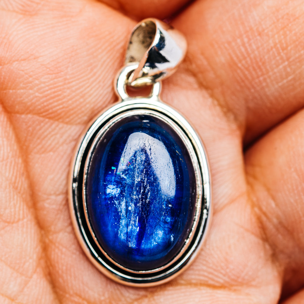 Kyanite Pendant 1 1/4" (.925 Sterling Silver)