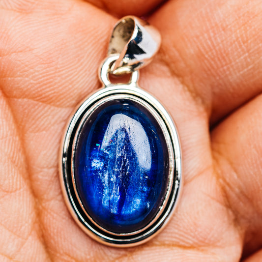 Kyanite Pendant 1 1/4" (.925 Sterling Silver)