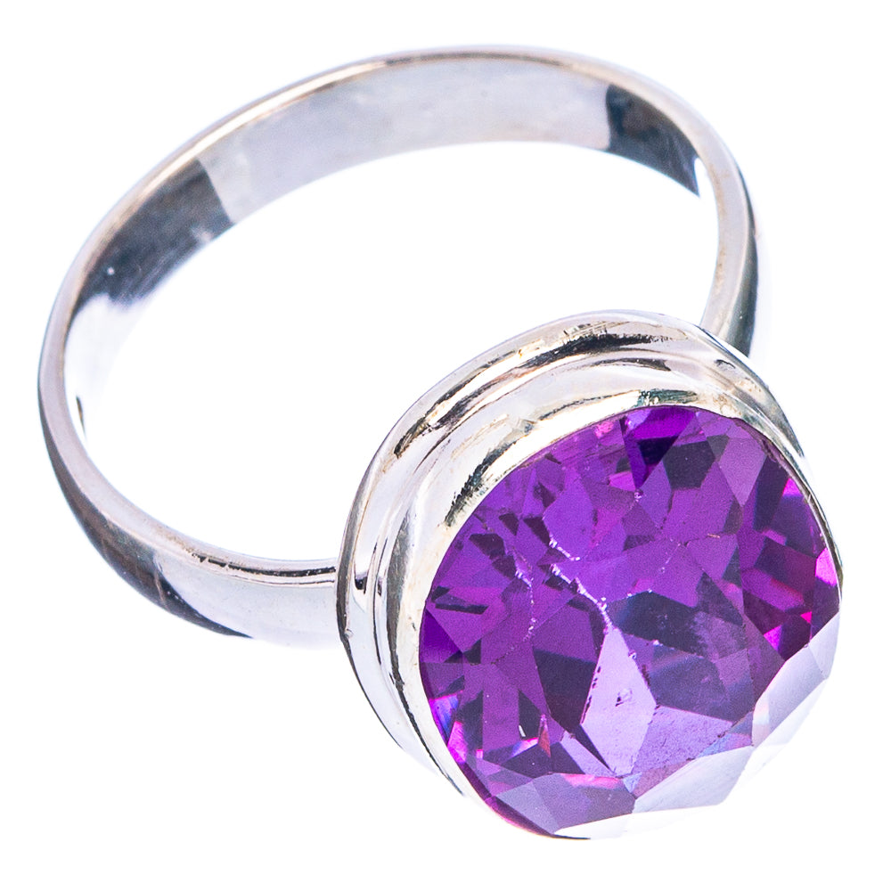 Brazilian Amethyst Ring Size 6.5 (.925 Sterling Silver)