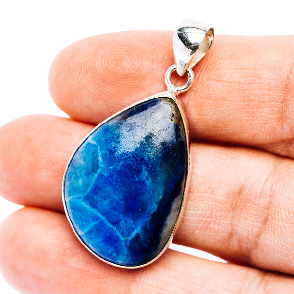 Premium Afghanite Pendant 1 5/8" (.925 Sterling Silver)