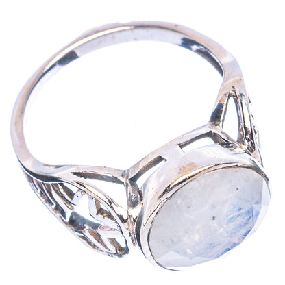 Rainbow Moonstone Ring Size 7 (925 Sterling Silver) R4788