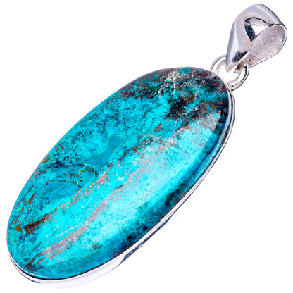 Shattuckite Pendant 1 3/4" (925 Sterling Silver) P42831
