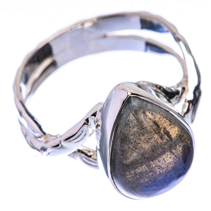 Premium Labradorite Ring Size 8 (925 Sterling Silver) R141836