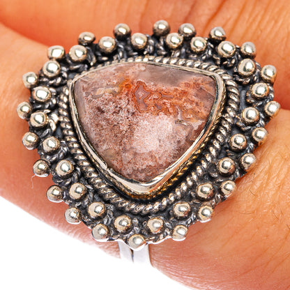 Large Rhodochrosite Ring Size 7.5 (925 Sterling Silver) R145313
