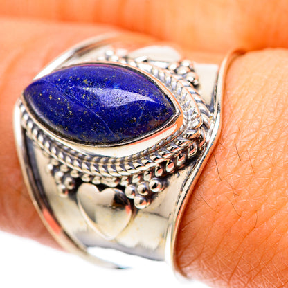 Lapis Lazuli Ring Size 7.75 (925 Sterling Silver) RING139123