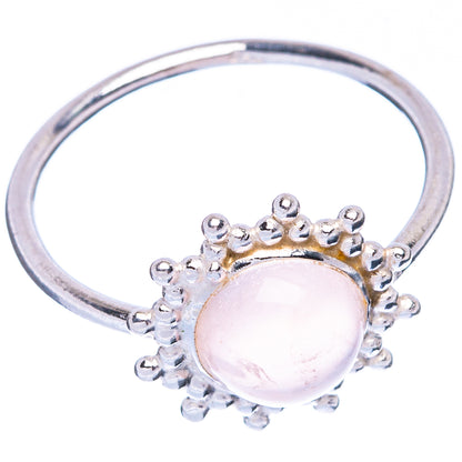 Rose Quartz Dainty Ring Size 8 (925 Sterling Silver) R146916