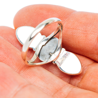 Spiderweb Turquoise Ring Size 9.25 (.925 Sterling Silver)