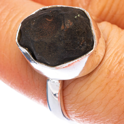Tektite Ring Size 7.25 (925 Sterling Silver) R146729