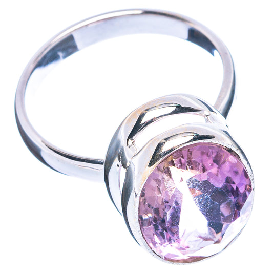 Rare Faceted Ametrine Ring Size 7.25 (925 Sterling Silver) R4733