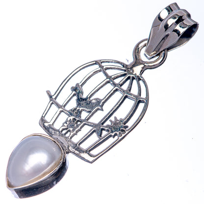 Cultured Pearl Dainty Pendant 1 1/2" (925 Sterling Silver) P39884