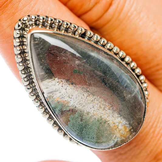 Lodolite Ring Size 7.75 (German Silver)