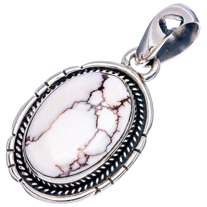 Wild Horse Jasper Pendant 1 1/4" (.925 Sterling Silver)