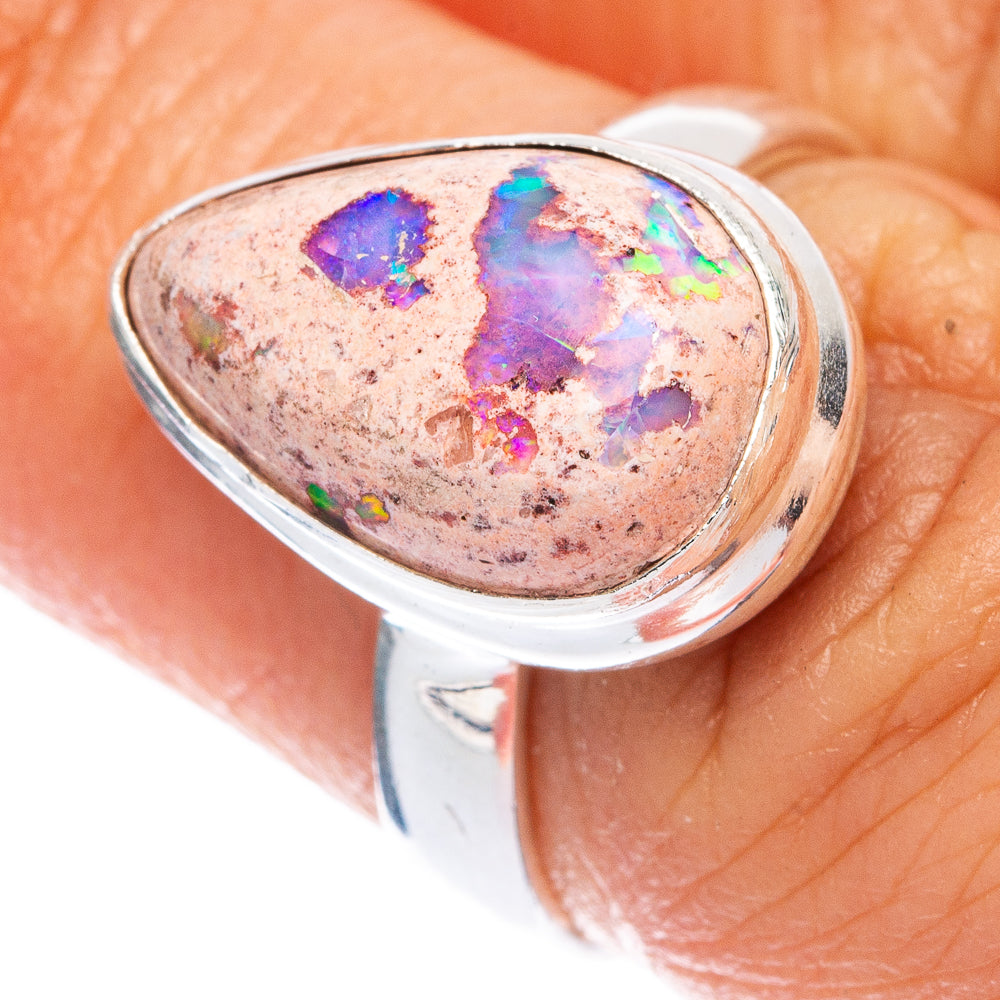 Rare Mexican Fire Opal Ring Size 6.25 (925 Sterling Silver) R146606