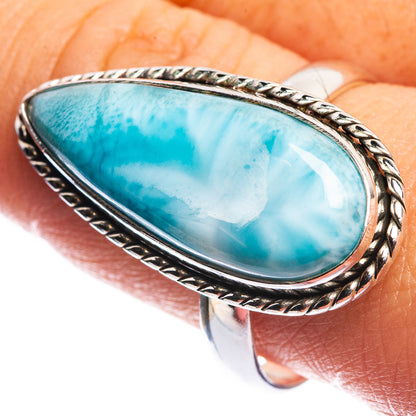Larimar Ring Size 10 (925 Sterling Silver) R144084