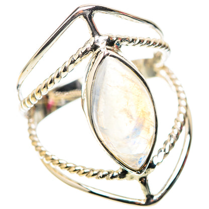 Premium Rainbow Moonstone Ring Size 6 (925 Sterling Silver) RING138220