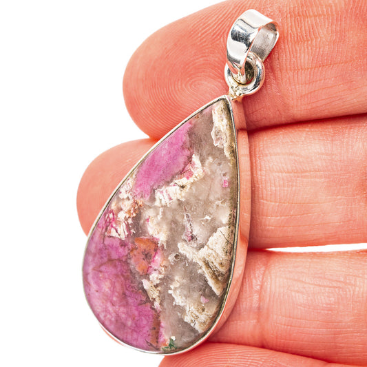 Cobalto Calcite Pendant 1 3/4" (.925 Sterling Silver)