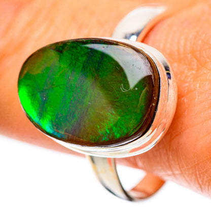Canadian Ammolite 925 Sterling Silver Ring Size 11.75 (925 Sterling Silver) RING139534