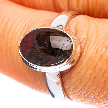 Rare Cacoxenite Ring Size 7.75 (925 Sterling Silver) R5046