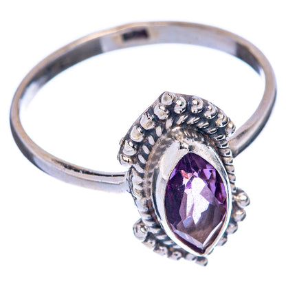 Faceted Amethyst Dainty Ring Size 8 (925 Sterling Silver) R145635