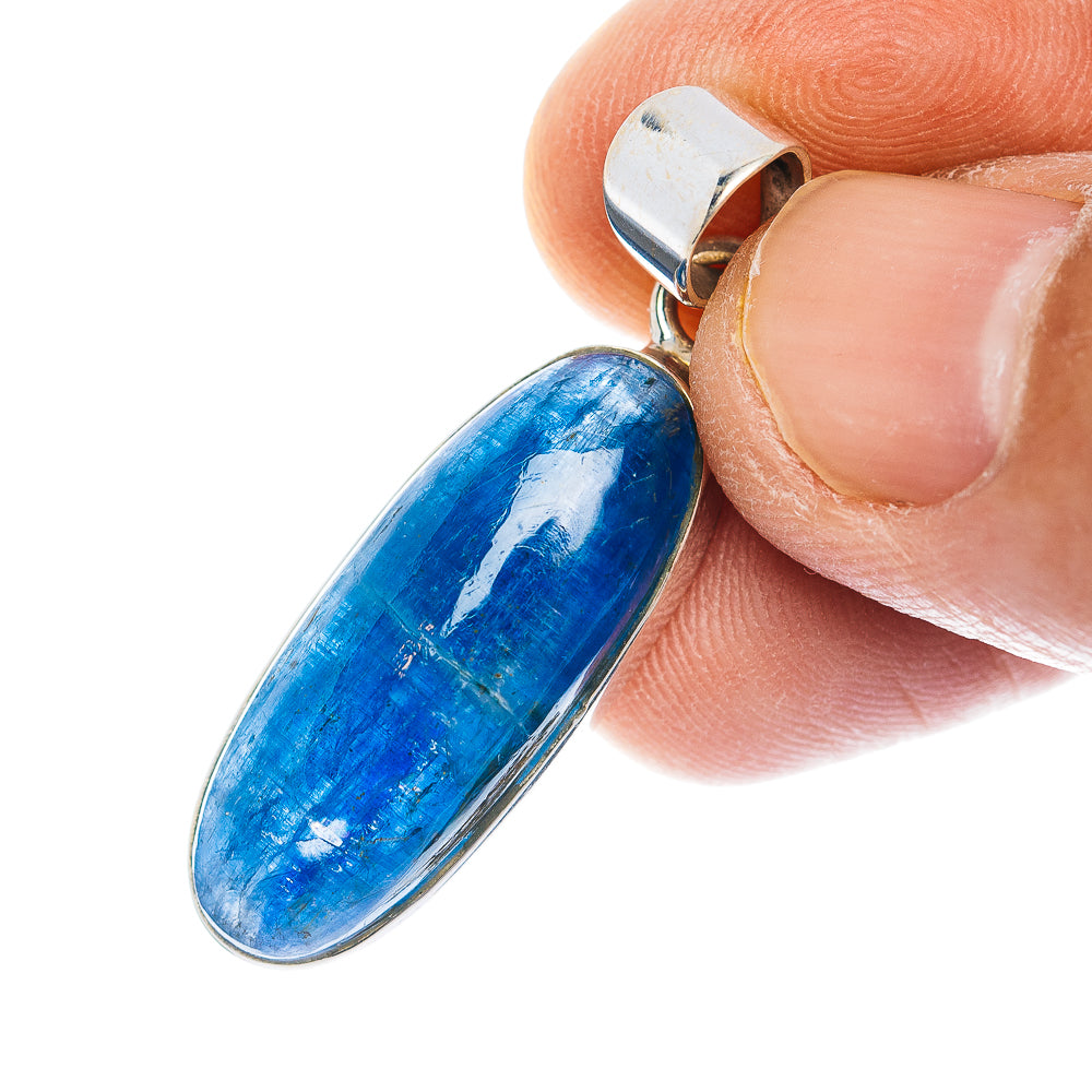 Kyanite Pendant 1 1/2" (.925 Sterling Silver)