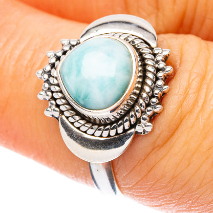 Larimar Ring Size 6.5 (925 Sterling Silver) R4401