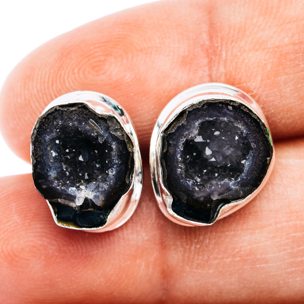 Tabasco Geode Earrings 5/8" (.925 Sterling Silver)
