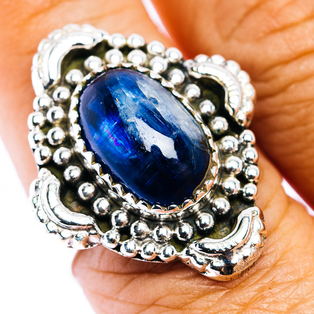 Kyanite Ring Size 8.25 (.925 Sterling Silver)