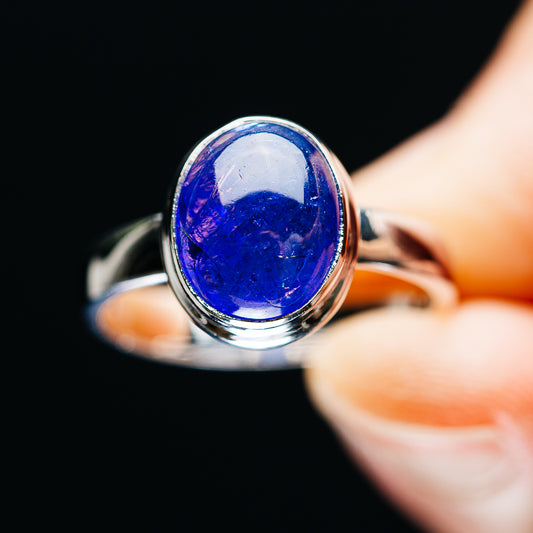 Premium Tanzanite Ring Size 8 (.925 Sterling Silver)