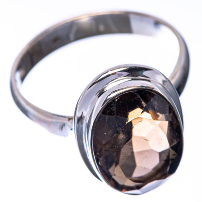 Smoky Quartz Ring Size 7.5 (925 Sterling Silver) R145094