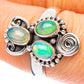 Rare Ethiopian Opal Ring Size 7.25 (925 Sterling Silver) R4390