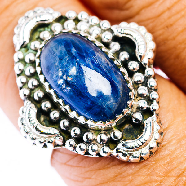Kyanite Ring Size 8.75 (.925 Sterling Silver)